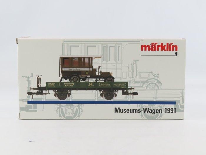 Märklin 1 - 1991 - Modeltrein goederenwagon (1) - 2-assige, Hobby & Loisirs créatifs, Trains miniatures | Échelles Autre