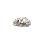 Bague - 18 carats Or jaune -  1.45ct. tw. Diamant