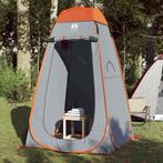 vidaXL Privacytent pop-up waterdich grijs en oranje, Caravans en Kamperen, Tenten, Verzenden, Nieuw