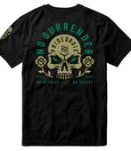 PRIDE or Die T-shirt NO SURRENDER Katoen Zwart, Pride or Die, Verzenden, Zwart, Vechtsport