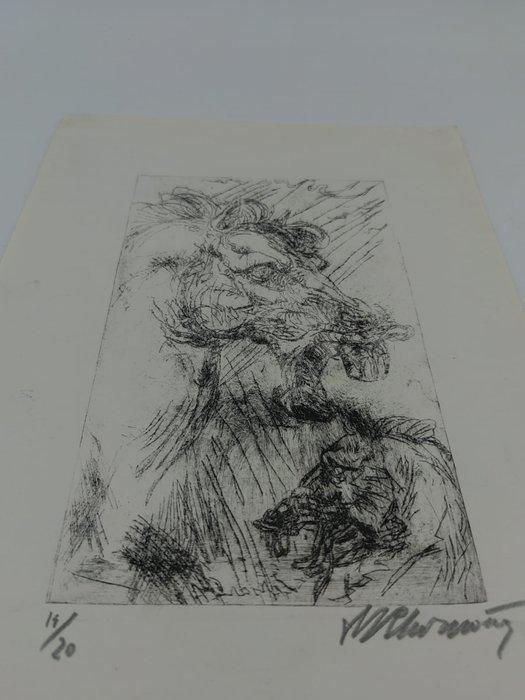 Marcel Chirnoaga (1930–2008) - The Horse - 14/20 Ltd, Antiek en Kunst, Antiek | Overige Antiek