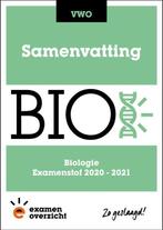ExamenOverzicht - Samenvatting Biologie VWO 9789493190313, Boeken, Gelezen, ExamenOverzicht, geen, Verzenden
