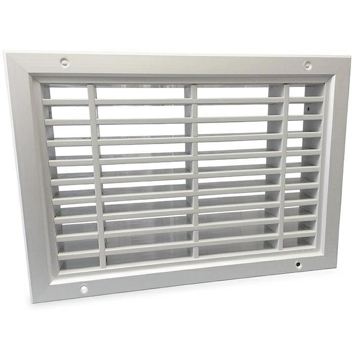 Brandwerend deurrooster 400 x 200mm (binnendeur toepassing), Doe-het-zelf en Bouw, Ventilatie en Afzuiging, Nieuw, Verzenden