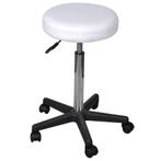 vidaXL Tabouret de bureau Blanc, Maison & Meubles, Bureaux, Verzenden, Neuf