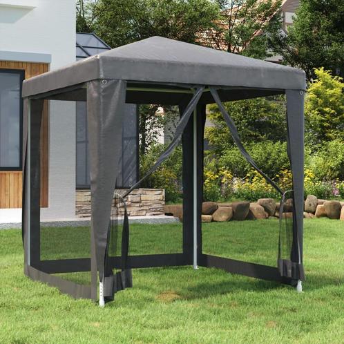 vidaXL Partytent met 4 mesh zijwanden 2x2 m HDPE, Tuin en Terras, Partytenten, Nieuw, Verzenden