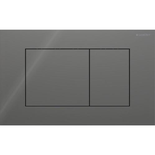 Geberit Drukplaat Sigma 40, 2-toets Square Glas Lava, Doe-het-zelf en Bouw, Sanitair, Overige typen, Nieuw, Chroom, Ophalen of Verzenden