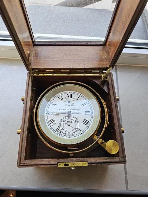 Tweedaagse scheepschronometer - A. Lange & Söhne Glashütte -, Antiek en Kunst, Antiek | Klokken
