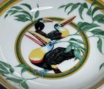 Limoges - Hermès - Assiette - Porcelaine - Bol Toucans, Antiek en Kunst