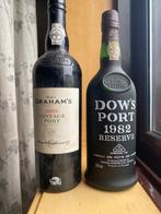 1982 Dows Reserve Port & 2003 Grahams Vintage Port -, Verzamelen, Nieuw
