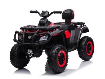 24 volt Elektrische Quad, 4 motoren, rubberen banden, leder, Ophalen of Verzenden