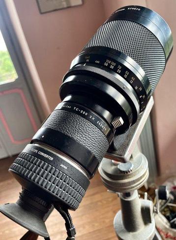 Nikon NIKKOR-C 1:8 f=500mm tele lens + TC-200 teleconverter