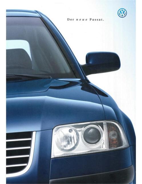 2000 VOLKSWAGEN PASSAT BROCHURE DUITS, Livres, Autos | Brochures & Magazines