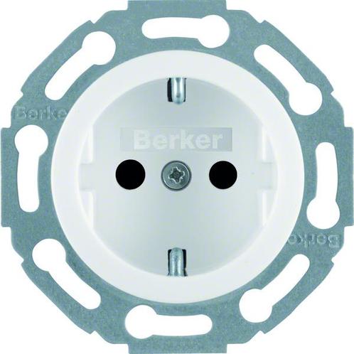 Hager Berker Wandstopcontact 1930/glas, Doe-het-zelf en Bouw, Elektriciteit en Kabels, Verzenden