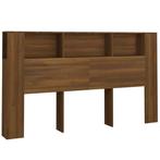 Hoofdbord Opbergkast | OP = OP | Bruin Eiken 180x104cm, Huis en Inrichting, Verzenden, Nieuw
