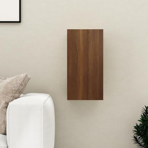 vidaXL Tv-meubel 30,5x30x60 cm bewerkt hout bruin eikenkleur, Huis en Inrichting, Kasten |Televisiemeubels, Nieuw, Verzenden