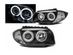 Koplamp units Angel Eyes CCFL Black geschikt voor BMW 1, Autos : Pièces & Accessoires, Éclairage, Verzenden