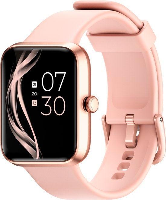 Tweedekans | Lunis Smartwatch Dames & Heren Rosé Goud -, Handtassen en Accessoires, Smartwatches, Ophalen of Verzenden