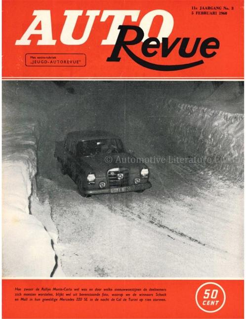 1960 AUTO REVUE MAGAZINE 03 NEDERLANDS, Livres, Autos | Brochures & Magazines, Enlèvement ou Envoi