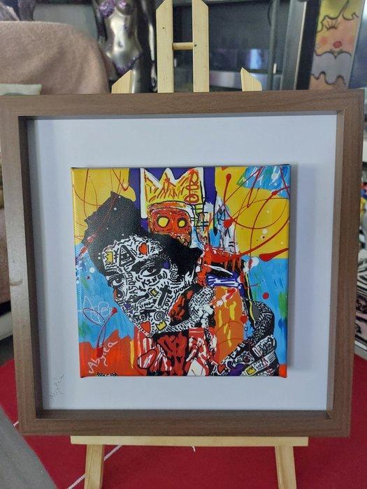 ABYLEA - HOMMAGE A BASQUIAT, Antiek en Kunst, Kunst | Schilderijen | Modern