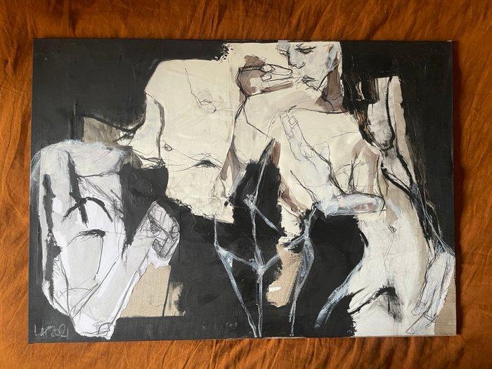 Laurent Anastay Ponsolle - Illusion, Antiek en Kunst, Kunst | Schilderijen | Modern