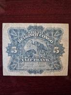 Congo belge. - 5 francs 1949 - Pick 13B (Sans prix de