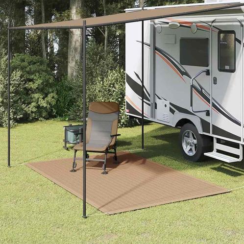 vidaXL Tenttapijt 250x200 cm taupe, Caravans en Kamperen, Tentaccessoires, Nieuw, Verzenden