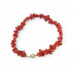 Koraal - Zilver - Armband - ambachtelijke bewerking, Verzamelen, Mineralen en Fossielen