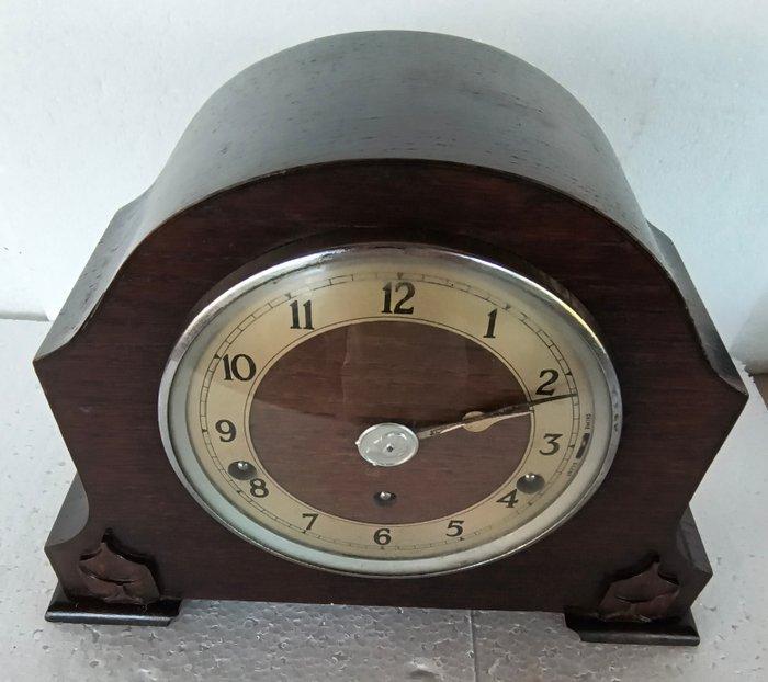 Console klok - Bentima - Art Deco - Walnoot - 1930-1940 -, Antiek en Kunst, Antiek | Klokken