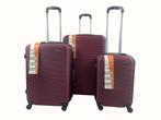 Libiao A07  Kofferset 3 Delig - 85l &  50l & 30l -  Bordeaux, Ophalen of Verzenden