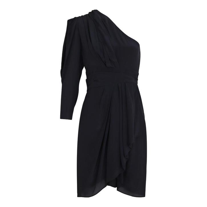 IRO • zwarte one shoulder jurk Giullia • 36, Kleding | Dames, Truien en Vesten, Verzenden