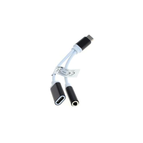 2 in 1 audioadapter USB Type  C - 3.5mm stereo kabel een..., Informatique & Logiciels, Accumulateurs & Batteries, Envoi