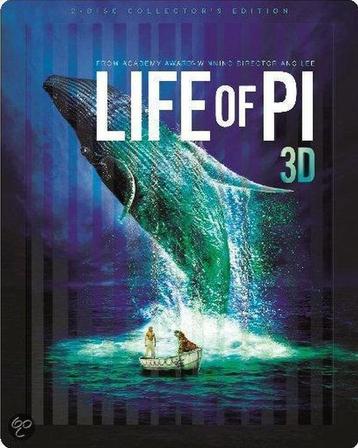Life Of Pi (3D Blu-ray Steelbook Collector's Edition), CD & DVD, Verzenden
