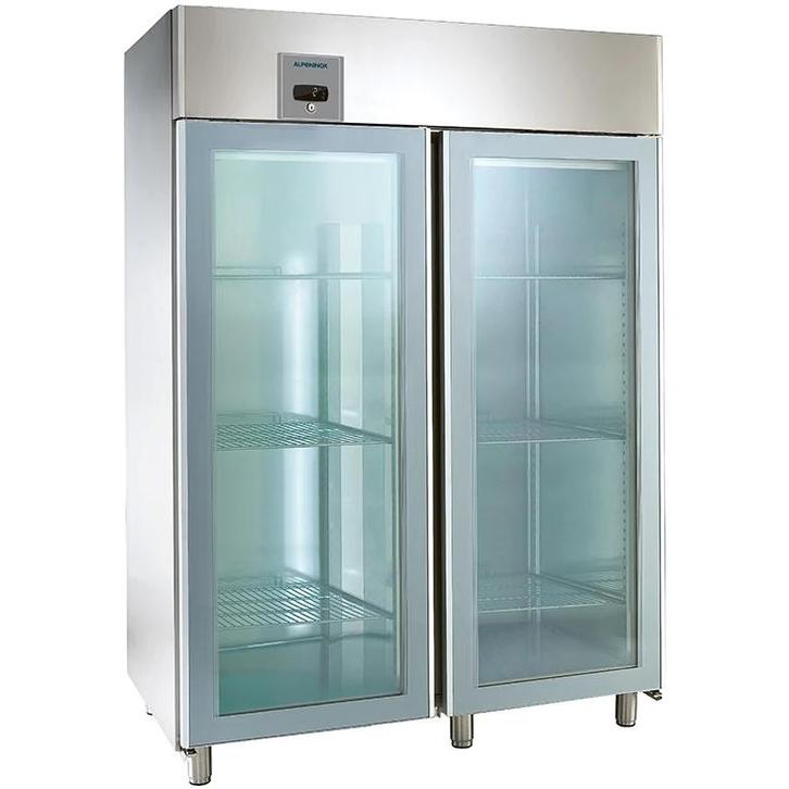 Koelkast | 1430L (2/1 GN) | RVS | +2°C/+10°C | Geforceerd |, Zakelijke goederen, Horeca | Keukenapparatuur, Nieuw in verpakking