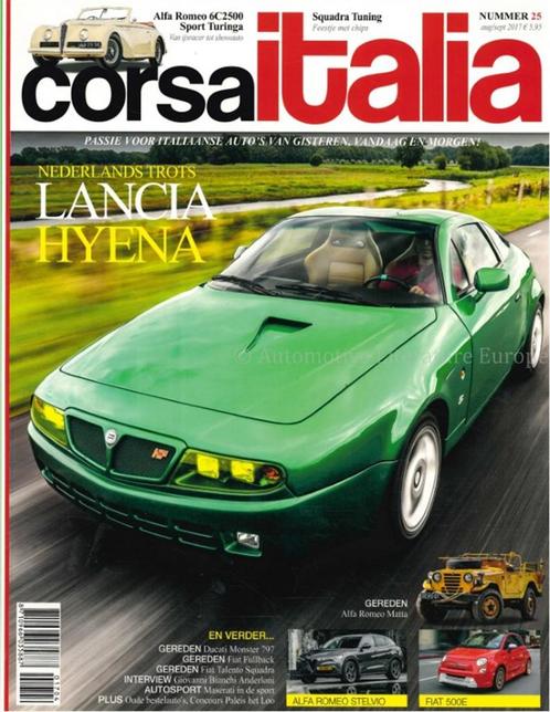 2017 CORSA ITALIA MAGAZINE 25 NEDERLANDS, Boeken, Auto's | Folders en Tijdschriften