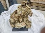 Kerstbeeldje - Textiel, Hout, Composiet - Sainte Famille -