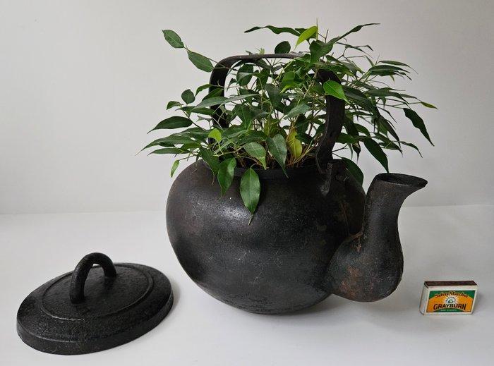 XL Antieke waterketel van schip - 5 kg ! - Fluitketel -, Antiek en Kunst, Antiek | Keukengerei