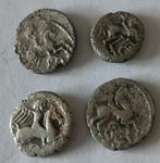 Kelten, Pictones Lot of 4 AR Drachms 1st century BC (Zonder, Postzegels en Munten