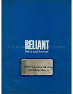 1976 RELIANT KITTEN WERKPLAATSHANDBOEK ENGELS