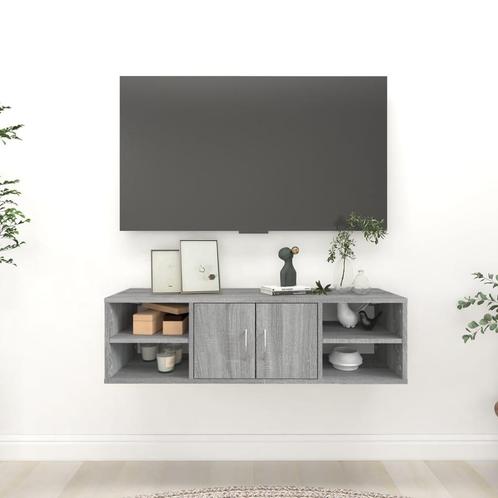 vidaXL Wandschap 102x30x29 cm bewerkt hout grijs sonoma, Huis en Inrichting, Kasten | Wandmeubels, Nieuw, Verzenden