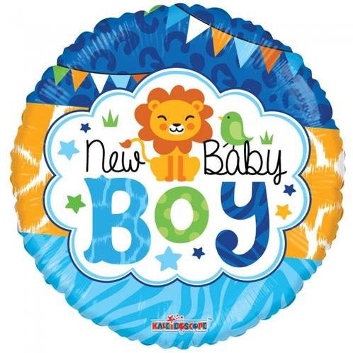 Helium Ballon Geboorte New Baby Boy 45cm leeg, Hobby en Vrije tijd, Feestartikelen, Nieuw, Verzenden