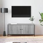 vidaXL Meuble TV avec portes sonoma gris 102x35x45cm, Maison & Meubles, Armoires | Mobilier de télévision, Verzenden, Neuf