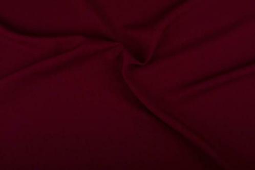 Burlington bordeaux rood - Polyester stof 10m op rol, Hobby & Loisirs créatifs, Tissus & Chiffons, Enlèvement ou Envoi