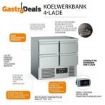 Ecofrost koelwerkbank 4-laden | RVS | 900MM | Motor onder |, Elektronische apparatuur, Nieuw
