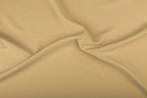 Texture licht beige - Polyester stof 10m op rol - ACTIE, Hobby en Vrije tijd, Stoffen en Lappen, 200 cm of meer, Nieuw, Beige