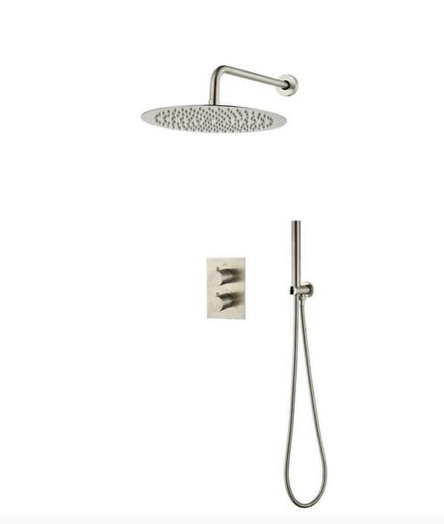AKTIE: Inbouw regendouche RVS geborsteld regendoucheset, Doe-het-zelf en Bouw, Sanitair, Douche, Nieuw, Verzenden