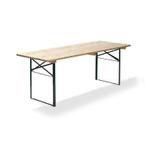 Table de bière | Vert | 32 Kg |  L 220 cm - L 80 cm | Lot de