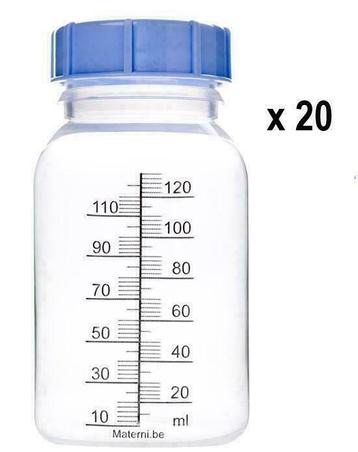 20 Moedermelk bewaarflessen 120 ml  Materni  € 28.50 beschikbaar voor biedingen