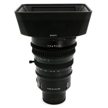 Sony E 18-110mm F/4.0 G OSS PZ met doos, zonnekap en filter beschikbaar voor biedingen