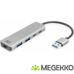 ACT interface hub USB 3.2 Gen 1 (3.1 Gen 1) Type-A 5000, Computers en Software, USB Sticks, Verzenden, Nieuw