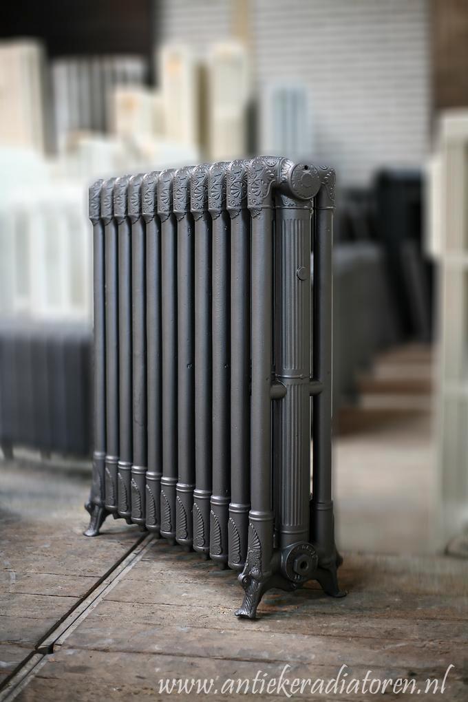 Gerestaureerde gietijzeren radiatoren, Doe-het-zelf en Bouw, Verwarming en Radiatoren, 800 watt of meer, Gebruikt, Radiator, 80 cm of meer